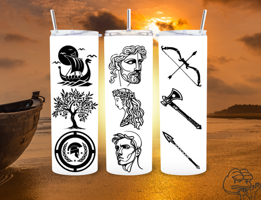 20oz Odysseus, Penelope and Telemachus Tumbler